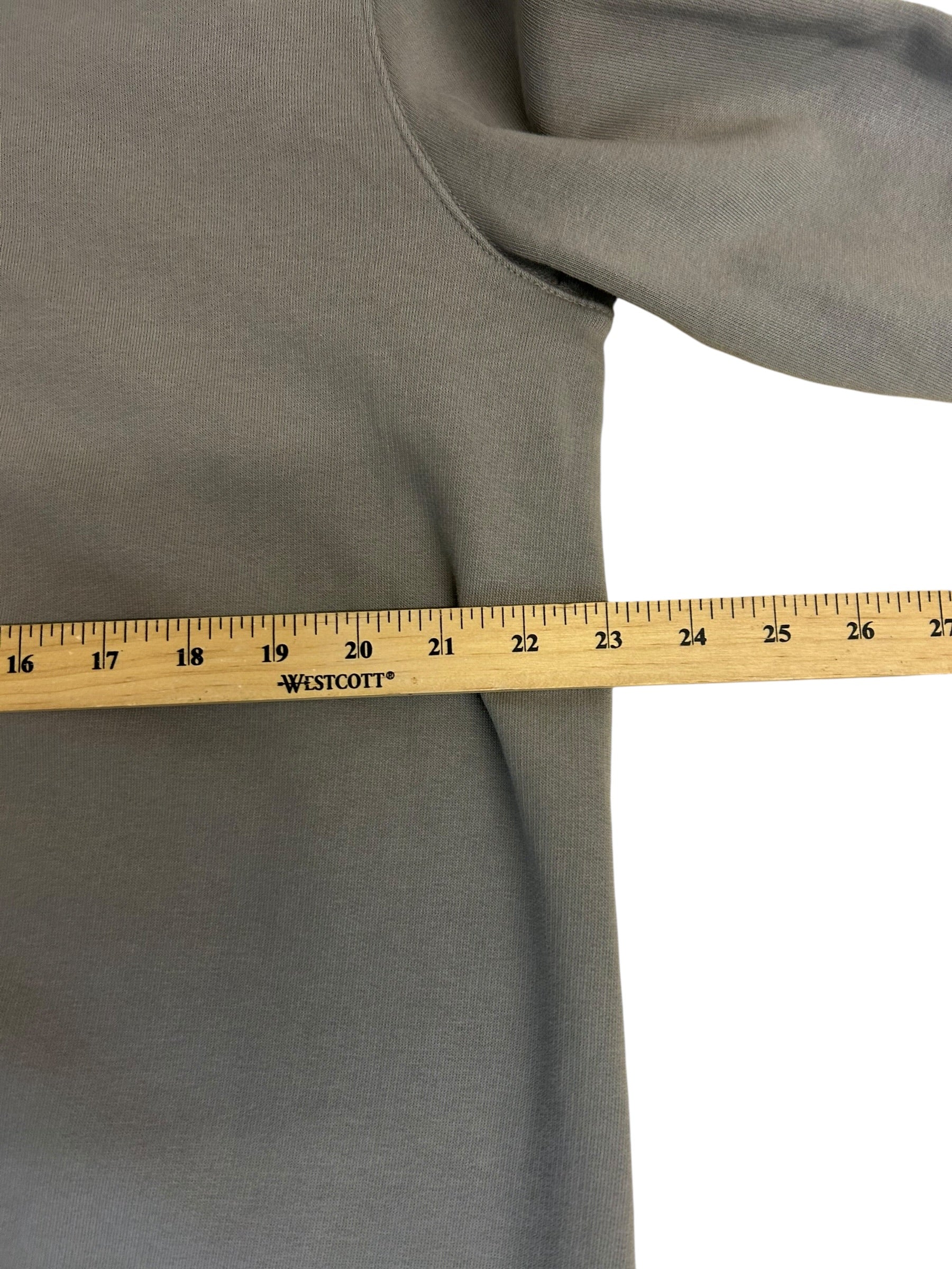 Rick Owens Longline Sweatshirt – Grey Designer Crewneck – Avant Garde Streetwear L/XL