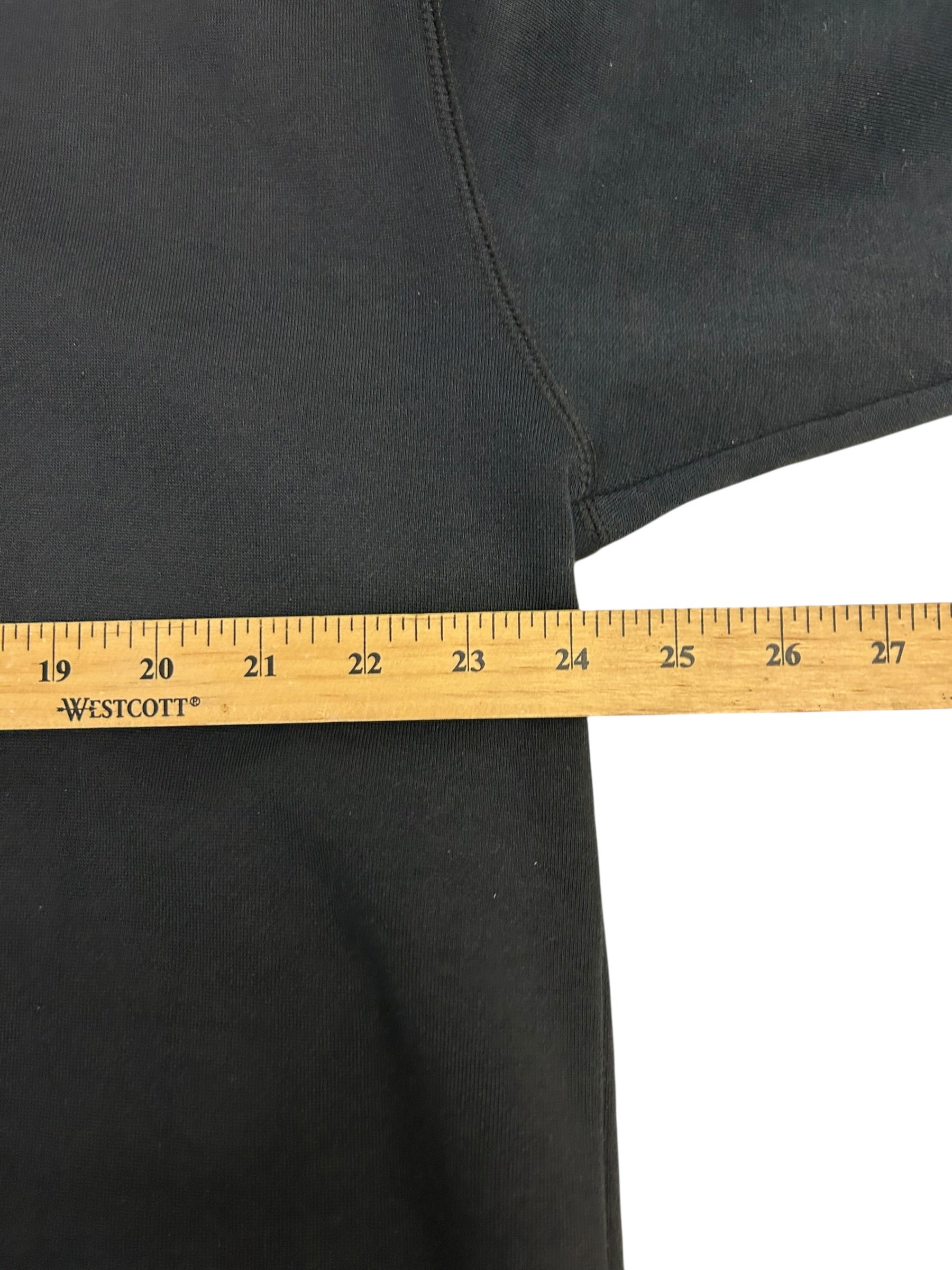 Vintage Quiksilver Boardriding Hoodie – Black Surf / Skate Pullover – Size Large
