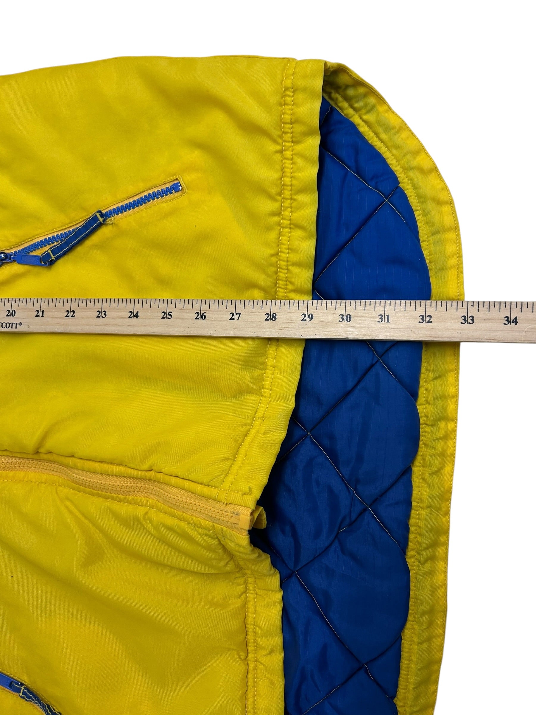 Vintage Converse Pro Star Yellow Jacket – 90s Colorblock – Size Medium