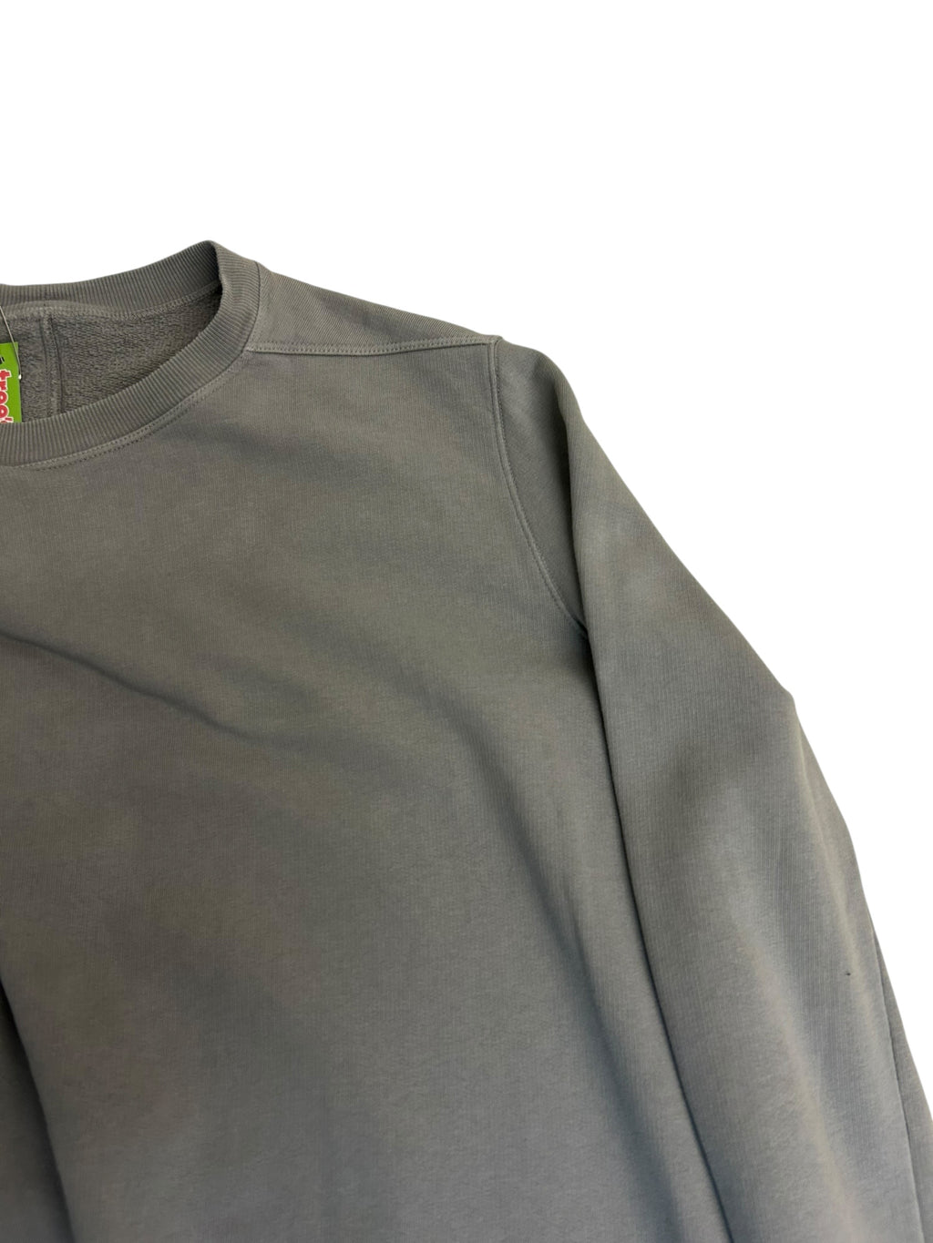 Rick Owens Longline Sweatshirt – Grey Designer Crewneck – Avant Garde Streetwear L/XL