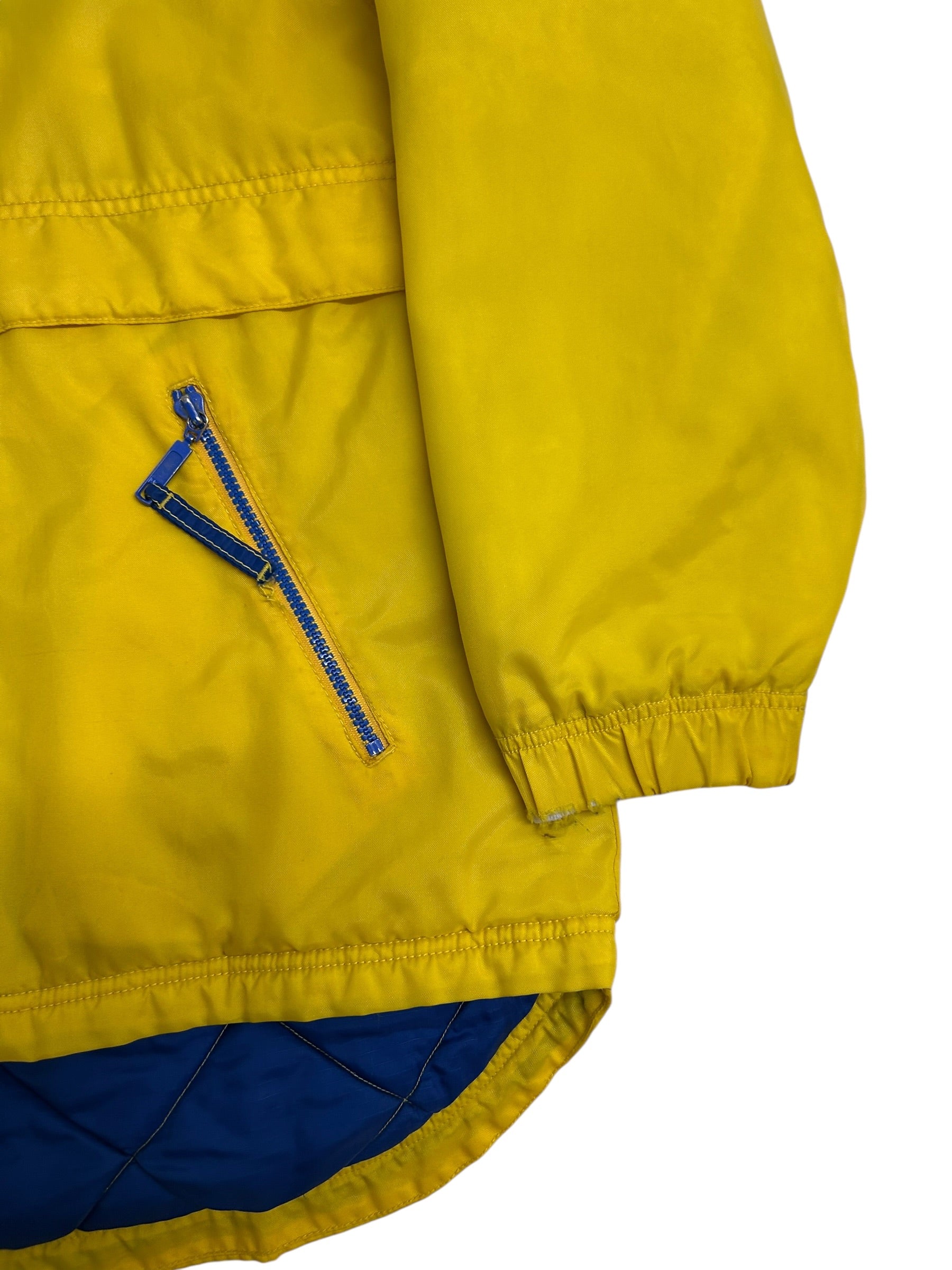 Vintage Converse Pro Star Yellow Jacket – 90s Colorblock – Size Medium