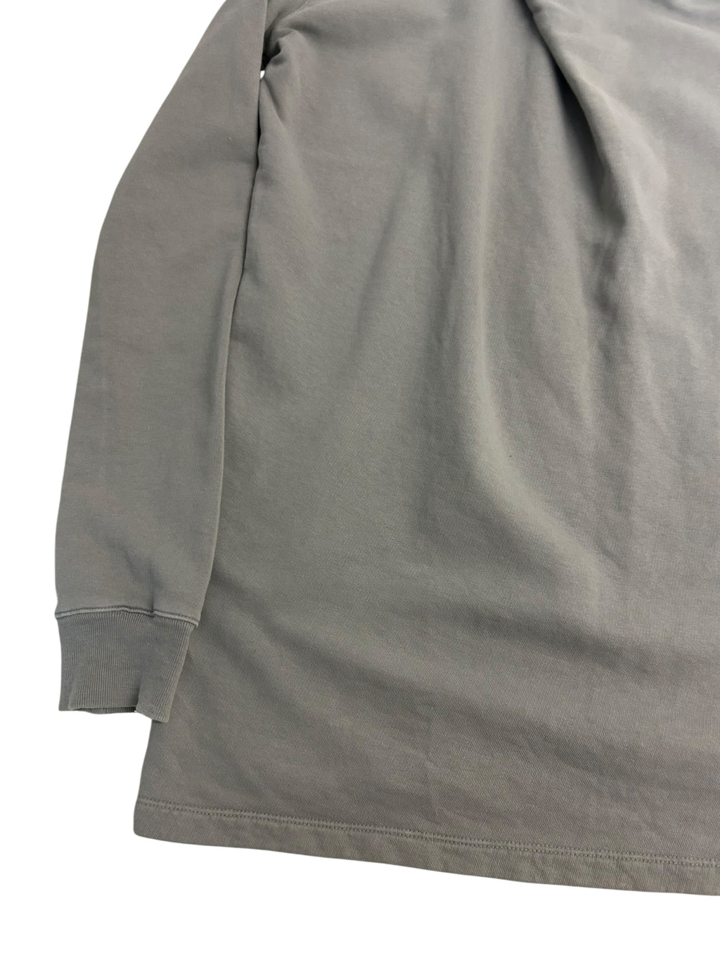 Rick Owens Longline Sweatshirt – Grey Designer Crewneck – Avant Garde Streetwear L/XL