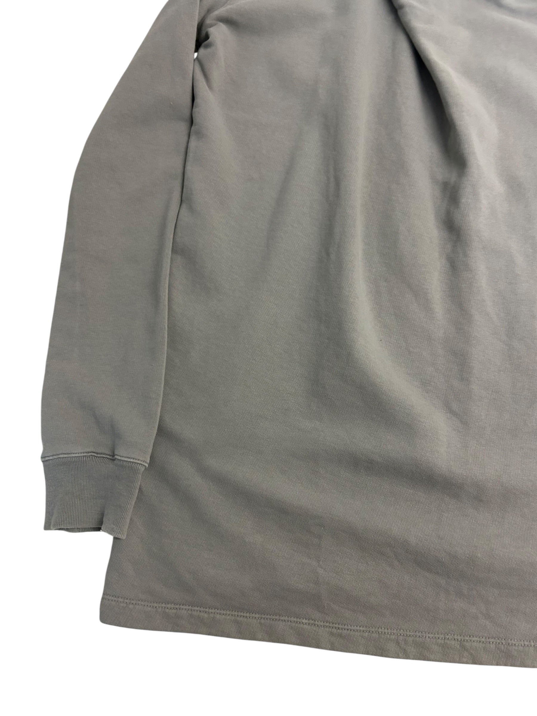 Rick Owens Longline Sweatshirt – Grey Designer Crewneck – Avant Garde Streetwear L/XL