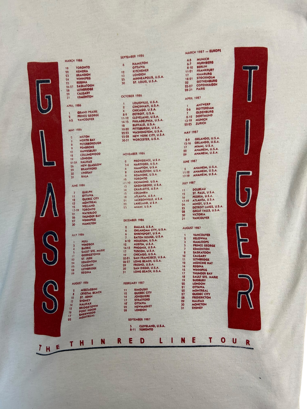 1986 Glass Tiger (Medium)