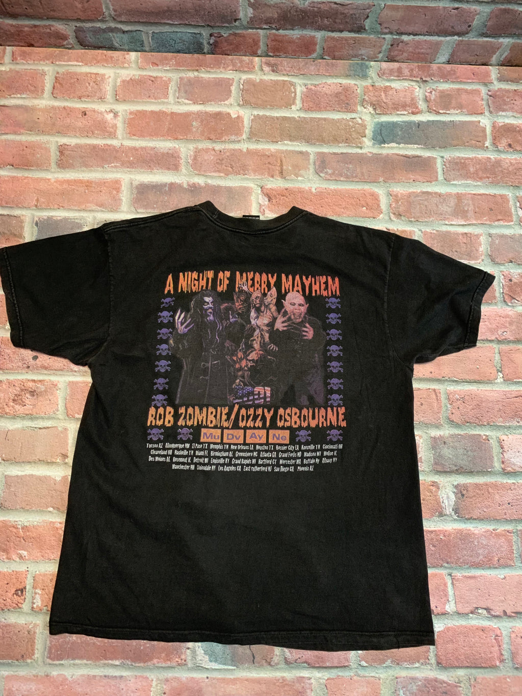 2001 Ozzy Osbourne & Rob Zombie (XL)