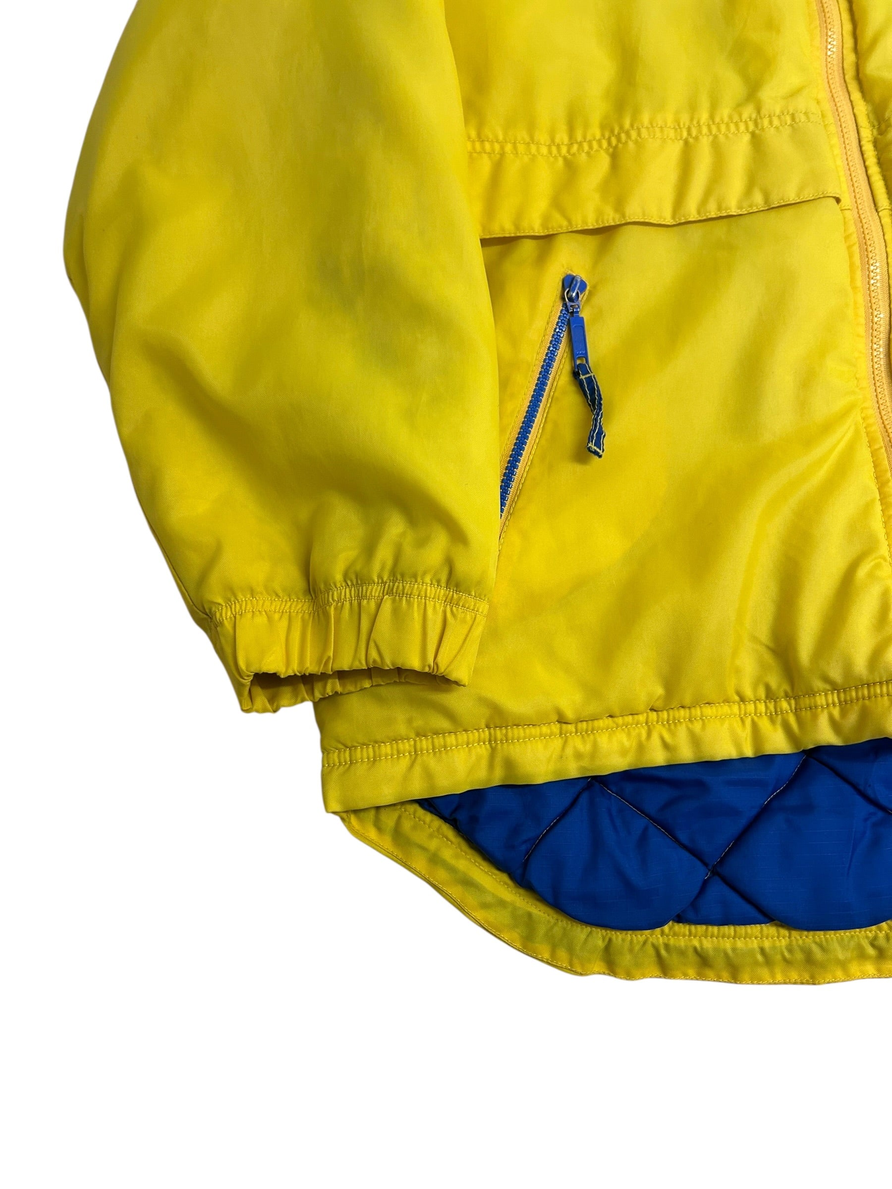 Vintage Converse Pro Star Yellow Jacket – 90s Colorblock – Size Medium