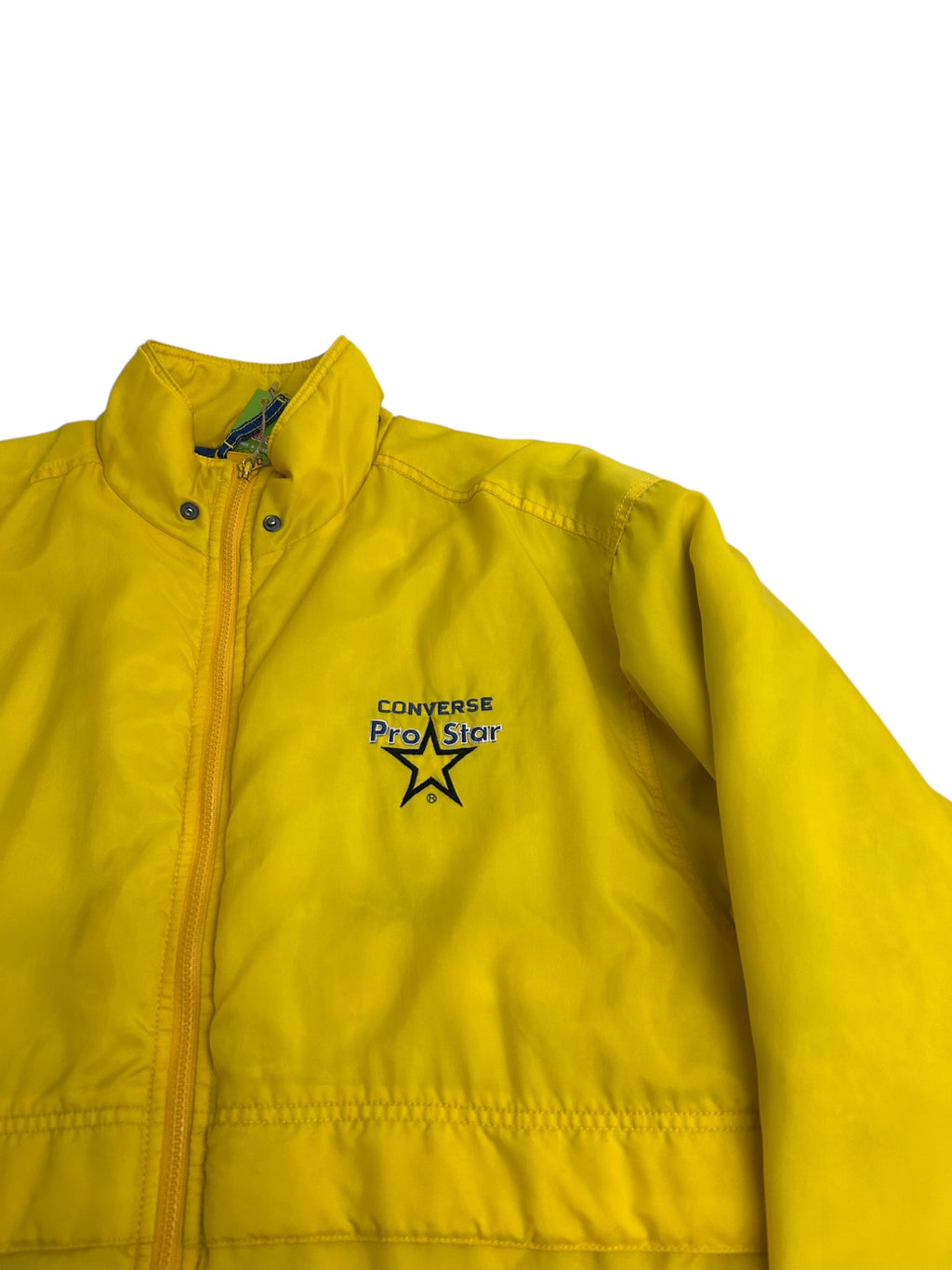 Vintage Converse Pro Star Yellow Jacket – 90s Colorblock – Size Medium