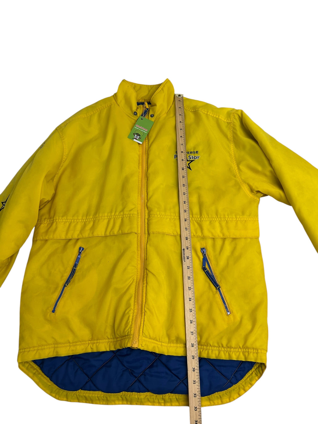 Vintage Converse Pro Star Yellow Jacket – 90s Colorblock – Size Medium